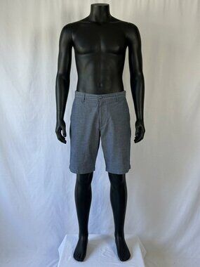 Dockers Shorts Men's Size 32 Gray Chino, 99% Cotton